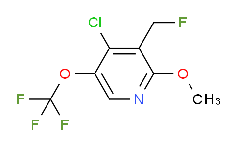 4-Chloro-3-(fluoromethyl)-2-methoxy-5-(trifluoromethoxy)pyridine