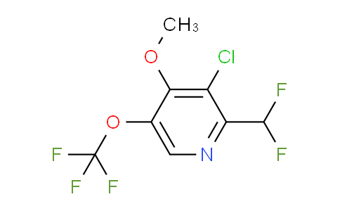 AM183905 | 1804799-69-6 | 3-Chloro-2-(difluoromethyl)-4-methoxy-5-(trifluoromethoxy)pyridine