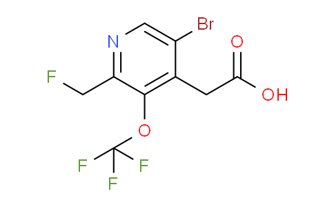AM183994 | 1806208-63-8 | 5-Bromo-2-(fluoromethyl)-3-(trifluoromethoxy)pyridine-4-acetic acid