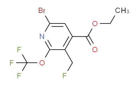 AM184039 | 1804603-11-9 | Ethyl 6-bromo-3-(fluoromethyl)-2-(trifluoromethoxy)pyridine-4-carboxylate