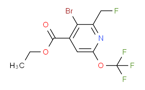 AM184046 | 1804452-48-9 | Ethyl 3-bromo-2-(fluoromethyl)-6-(trifluoromethoxy)pyridine-4-carboxylate