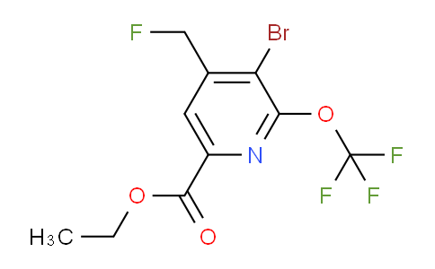 AM184049 | 1804658-38-5 | Ethyl 3-bromo-4-(fluoromethyl)-2-(trifluoromethoxy)pyridine-6-carboxylate