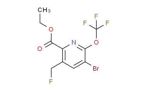 AM184053 | 1806123-88-5 | Ethyl 3-bromo-5-(fluoromethyl)-2-(trifluoromethoxy)pyridine-6-carboxylate