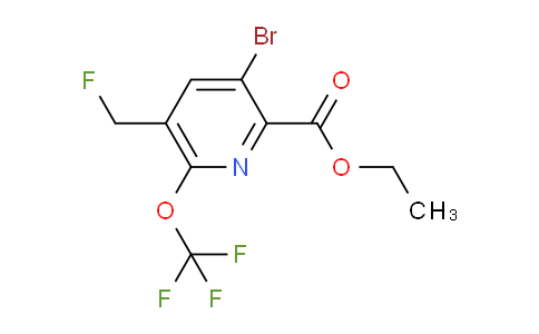 AM184055 | 1803684-90-3 | Ethyl 3-bromo-5-(fluoromethyl)-6-(trifluoromethoxy)pyridine-2-carboxylate