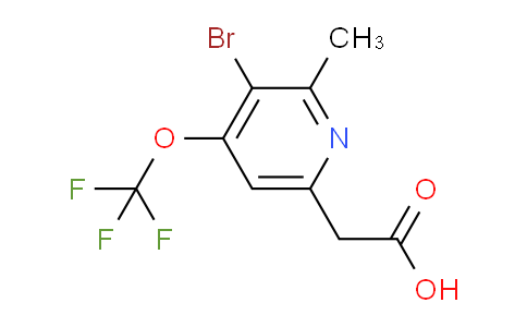 AM184069 | 1804583-50-3 | 3-Bromo-2-methyl-4-(trifluoromethoxy)pyridine-6-acetic acid