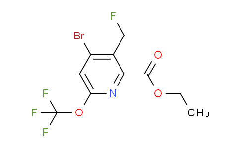 AM184073 | 1804574-59-1 | Ethyl 4-bromo-3-(fluoromethyl)-6-(trifluoromethoxy)pyridine-2-carboxylate