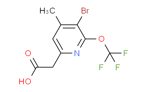 AM184074 | 1804583-56-9 | 3-Bromo-4-methyl-2-(trifluoromethoxy)pyridine-6-acetic acid