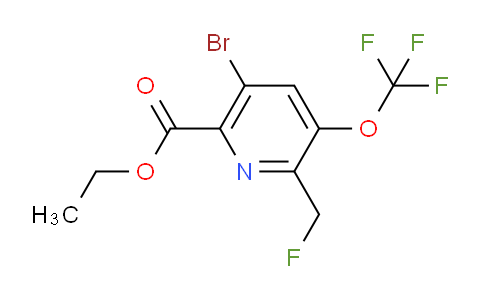AM184075 | 1803929-74-9 | Ethyl 5-bromo-2-(fluoromethyl)-3-(trifluoromethoxy)pyridine-6-carboxylate