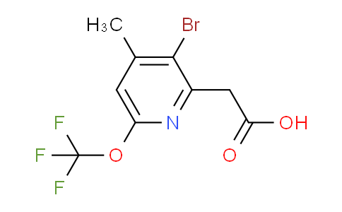 AM184076 | 1806088-53-8 | 3-Bromo-4-methyl-6-(trifluoromethoxy)pyridine-2-acetic acid