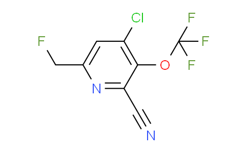 AM184077 | 1804787-54-9 | 4-Chloro-2-cyano-6-(fluoromethyl)-3-(trifluoromethoxy)pyridine
