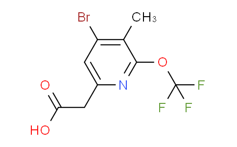 AM184088 | 1803575-95-2 | 4-Bromo-3-methyl-2-(trifluoromethoxy)pyridine-6-acetic acid