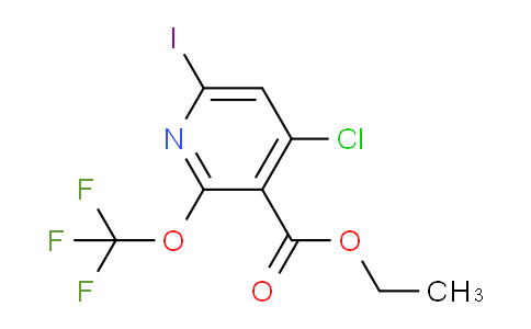 Ethyl 4-chloro-6-iodo-2-(trifluoromethoxy)pyridine-3-carboxylate