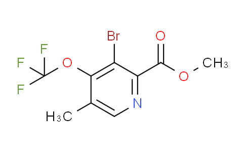 AM184106 | 1804582-69-1 | Methyl 3-bromo-5-methyl-4-(trifluoromethoxy)pyridine-2-carboxylate