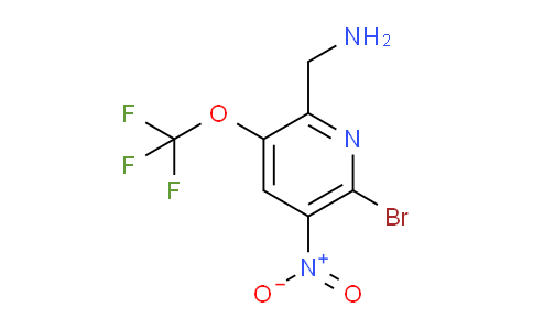 2-(Aminomethyl)-6-bromo-5-nitro-3-(trifluoromethoxy)pyridine