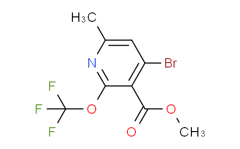 Methyl 4-bromo-6-methyl-2-(trifluoromethoxy)pyridine-3-carboxylate