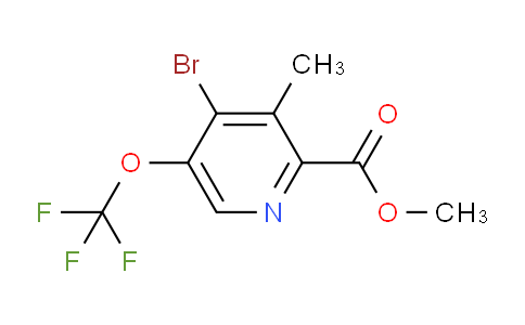 AM184116 | 1803575-10-1 | Methyl 4-bromo-3-methyl-5-(trifluoromethoxy)pyridine-2-carboxylate