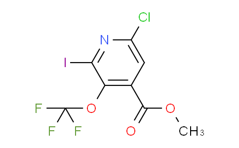 Methyl 6-chloro-2-iodo-3-(trifluoromethoxy)pyridine-4-carboxylate