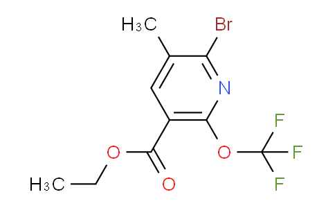 AM184128 | 1803956-88-8 | Ethyl 2-bromo-3-methyl-6-(trifluoromethoxy)pyridine-5-carboxylate