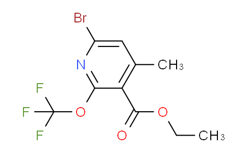 AM184138 | 1804400-74-5 | Ethyl 6-bromo-4-methyl-2-(trifluoromethoxy)pyridine-3-carboxylate