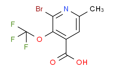 AM184164 | 1806223-71-1 | 2-Bromo-6-methyl-3-(trifluoromethoxy)pyridine-4-carboxylic acid