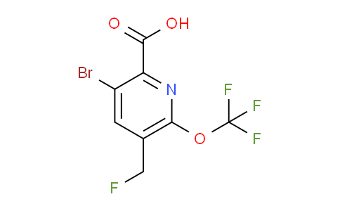 AM184165 | 1804658-04-5 | 3-Bromo-5-(fluoromethyl)-6-(trifluoromethoxy)pyridine-2-carboxylic acid