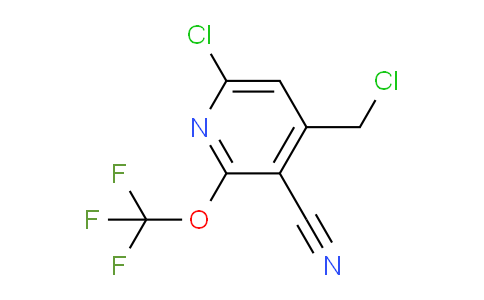 6-Chloro-4-(chloromethyl)-3-cyano-2-(trifluoromethoxy)pyridine