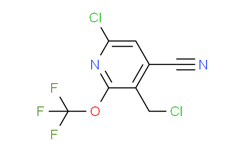 6-Chloro-3-(chloromethyl)-4-cyano-2-(trifluoromethoxy)pyridine