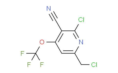 2-Chloro-6-(chloromethyl)-3-cyano-4-(trifluoromethoxy)pyridine