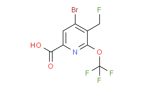 AM184172 | 1803919-66-5 | 4-Bromo-3-(fluoromethyl)-2-(trifluoromethoxy)pyridine-6-carboxylic acid
