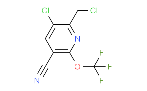 3-Chloro-2-(chloromethyl)-5-cyano-6-(trifluoromethoxy)pyridine