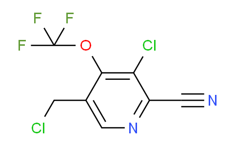 3-Chloro-5-(chloromethyl)-2-cyano-4-(trifluoromethoxy)pyridine