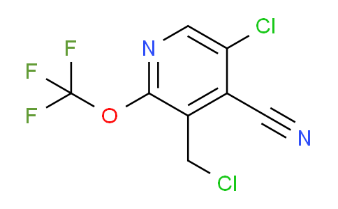 5-Chloro-3-(chloromethyl)-4-cyano-2-(trifluoromethoxy)pyridine