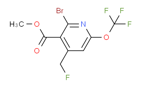 Methyl 2-bromo-4-(fluoromethyl)-6-(trifluoromethoxy)pyridine-3-carboxylate