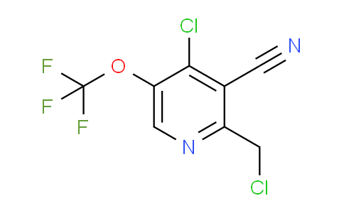 4-Chloro-2-(chloromethyl)-3-cyano-5-(trifluoromethoxy)pyridine