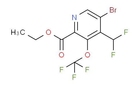 AM184190 | 1804549-06-1 | Ethyl 5-bromo-4-(difluoromethyl)-3-(trifluoromethoxy)pyridine-2-carboxylate