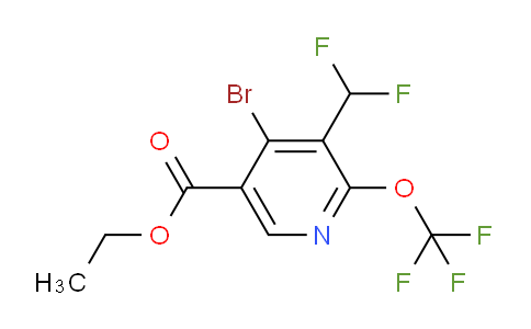 AM184200 | 1804729-07-4 | Ethyl 4-bromo-3-(difluoromethyl)-2-(trifluoromethoxy)pyridine-5-carboxylate