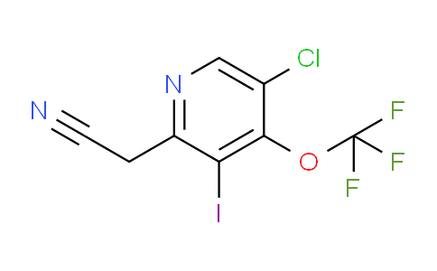 5-Chloro-3-iodo-4-(trifluoromethoxy)pyridine-2-acetonitrile