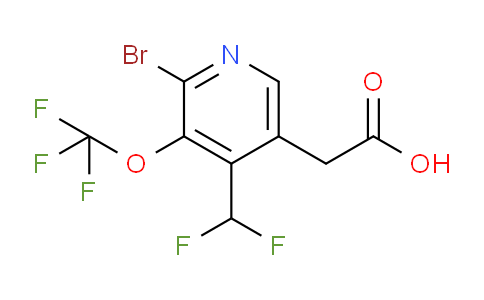 AM184213 | 1806121-00-5 | 2-Bromo-4-(difluoromethyl)-3-(trifluoromethoxy)pyridine-5-acetic acid
