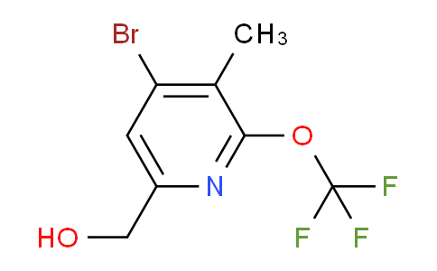 4-Bromo-3-methyl-2-(trifluoromethoxy)pyridine-6-methanol