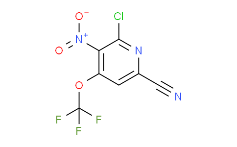 2-Chloro-6-cyano-3-nitro-4-(trifluoromethoxy)pyridine