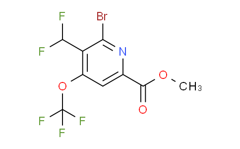 AM184269 | 1804750-67-1 | Methyl 2-bromo-3-(difluoromethyl)-4-(trifluoromethoxy)pyridine-6-carboxylate