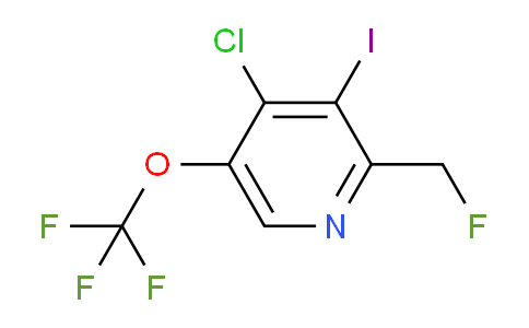 AM184279 | 1803997-18-3 | 4-Chloro-2-(fluoromethyl)-3-iodo-5-(trifluoromethoxy)pyridine