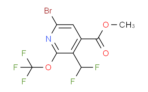 AM184280 | 1803681-47-1 | Methyl 6-bromo-3-(difluoromethyl)-2-(trifluoromethoxy)pyridine-4-carboxylate