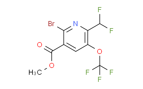 AM184284 | 1806240-19-6 | Methyl 2-bromo-6-(difluoromethyl)-5-(trifluoromethoxy)pyridine-3-carboxylate