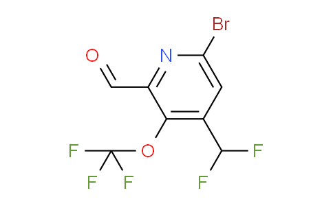 AM184296 | 1803576-51-3 | 6-Bromo-4-(difluoromethyl)-3-(trifluoromethoxy)pyridine-2-carboxaldehyde