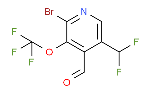 AM184300 | 1803681-11-9 | 2-Bromo-5-(difluoromethyl)-3-(trifluoromethoxy)pyridine-4-carboxaldehyde