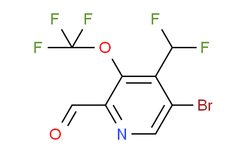 AM184310 | 1806126-71-5 | 5-Bromo-4-(difluoromethyl)-3-(trifluoromethoxy)pyridine-2-carboxaldehyde
