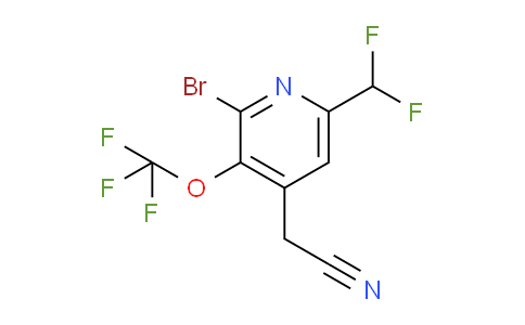 AM184320 | 1803575-94-1 | 2-Bromo-6-(difluoromethyl)-3-(trifluoromethoxy)pyridine-4-acetonitrile