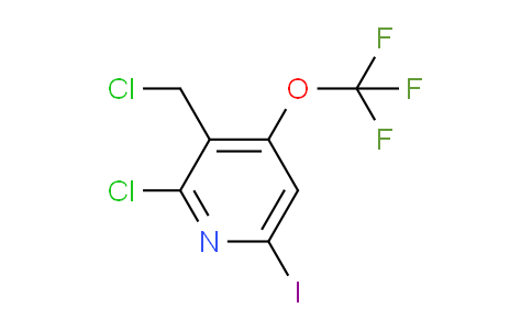 2-Chloro-3-(chloromethyl)-6-iodo-4-(trifluoromethoxy)pyridine