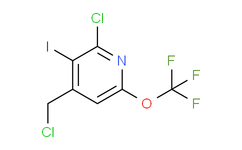 2-Chloro-4-(chloromethyl)-3-iodo-6-(trifluoromethoxy)pyridine